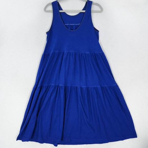 Everlane Dress Womens Small Blue The Weekend Tiered A Line Sleeveless Casual - Picture 7 of 10